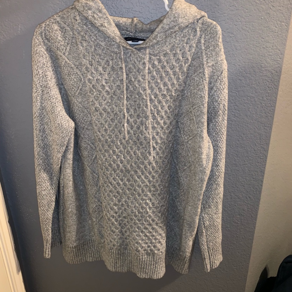American eagle knit hoodie